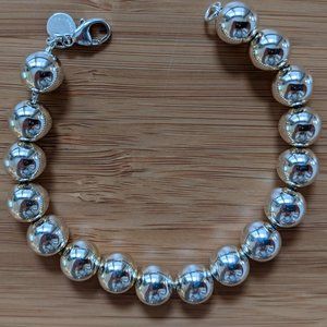 Authentic Tiffany & Co. Sterling Sliver Bead Bracelet